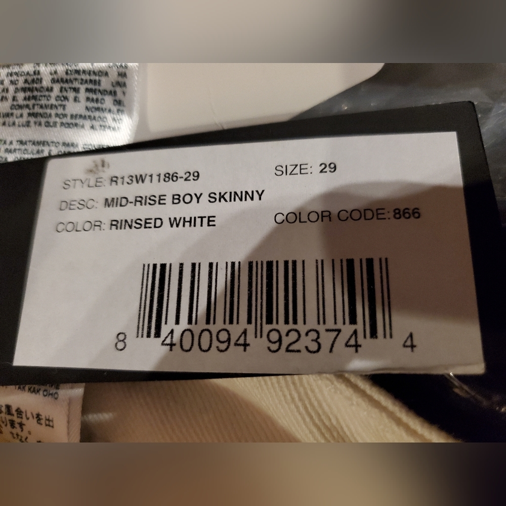 Nwt $795 R13 jeans - Picture 2 of 7